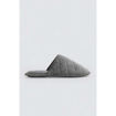 Picture of SLIPPERS - GREY VELVET